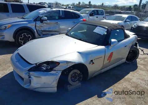 2005 Honda S2000 из США, поврежденный, VIN JHMAP214X5S005889